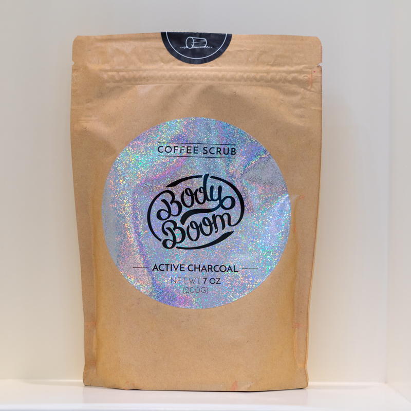 BODY BOOM COFFEE SCRUB ACTIVE CHARCOAL