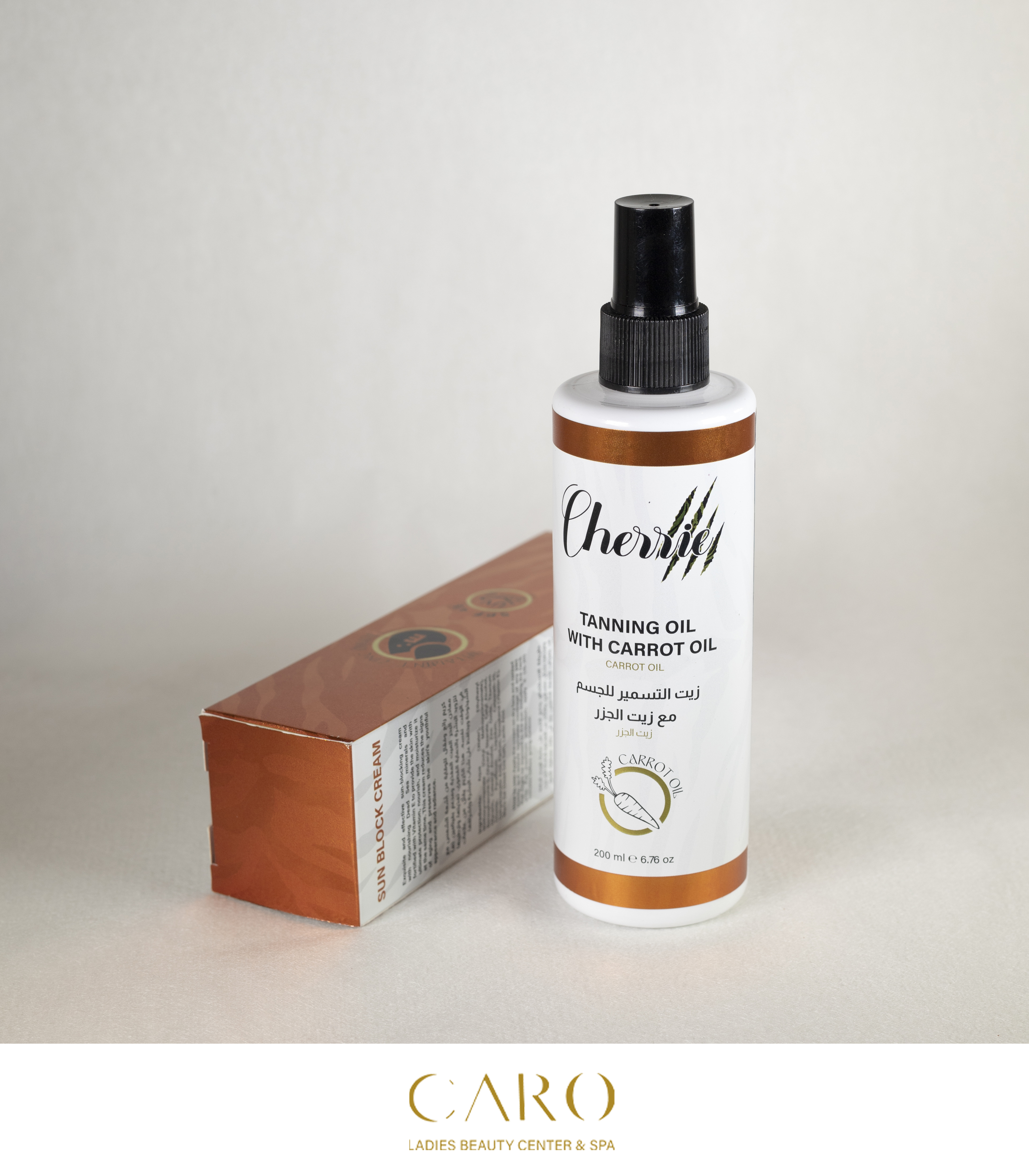 TANNING OIL WITH CARROT OIL